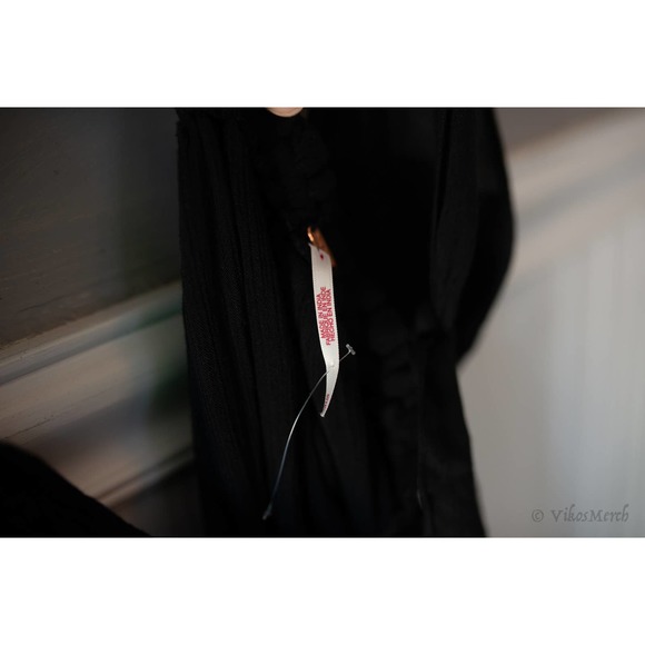 Free People Endless Summer Showstopper Midi Dress XS Black - Picture 5 of 5